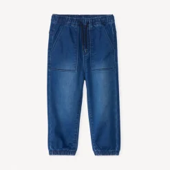 Jean jogger uni pour bébé garçon