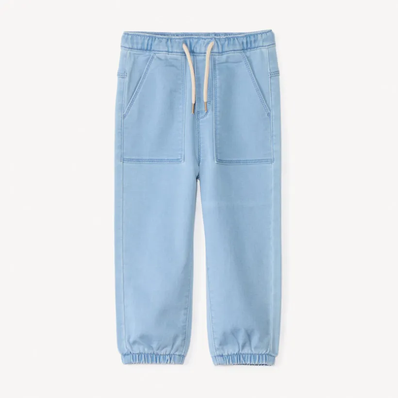 Jean jogger uni pour bébé garçon