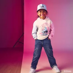 Jean large style cargo pour fille