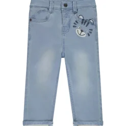 Jean ludique effet denim avec broderie pour bébé garçon