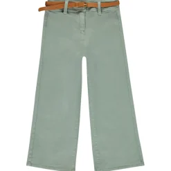 Jean overdyed large avec ceinture pour fille