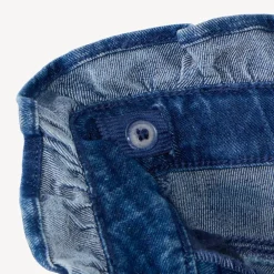 Jean paperbag avec ceinture pour fille