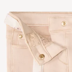 Jean slim bébé fille avec ceinture en tissu