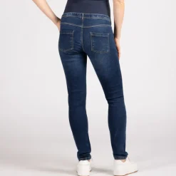 Jean slim de grossesse avec bandeau haut