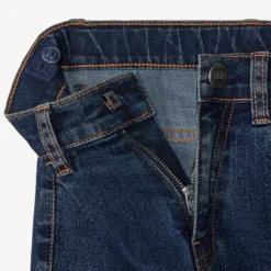 Jean slim en denim avec coutures contrastées pour garçon
