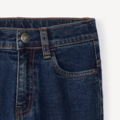 Jean slim en denim avec coutures contrastées pour garçon