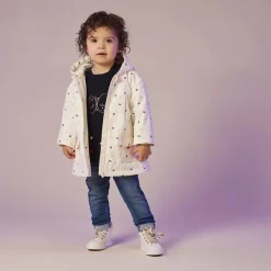 Jean slim à poches chat pour bébé fille