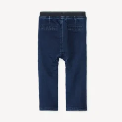 Jean uni doublé micropolaire pour bébé garçon