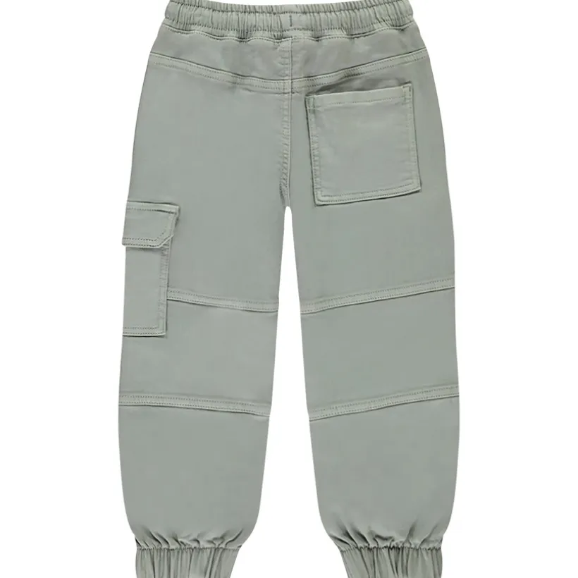 Jean uni à poches effet denim style cargo pour garçon