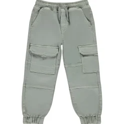 Jean uni à poches effet denim style cargo pour garçon