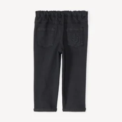 Jean uni à taille élastique pour bébé garçon