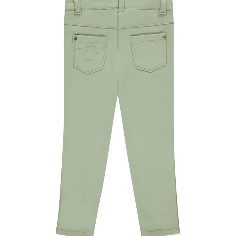 Jegging en molleton uni pour bébé fille
