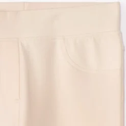 Jegging molleton coloris uni pour fille