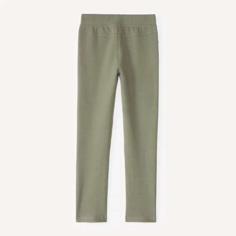 Jegging uni en maille pour fille