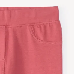 Jegging uni en maille pour fille
