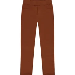 Jegging uni en molleton pour fille