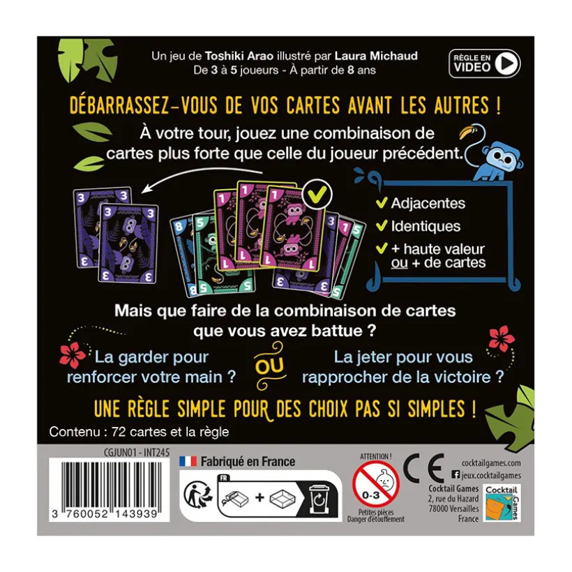 Jeu de cartes Jungo