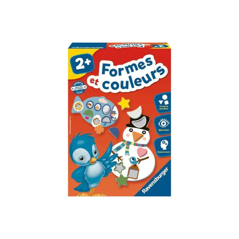 Jeu de connaissance formes et couleurs