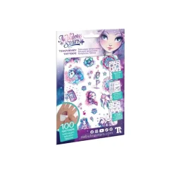 Jeu de maquillage avec assortiment de tatouages temporaires (modèle aléatoire)