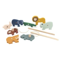 Jeu de pêche en bois