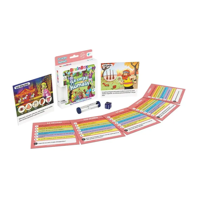 Jeu d'observation Brainbox Pocket : Le corps humain