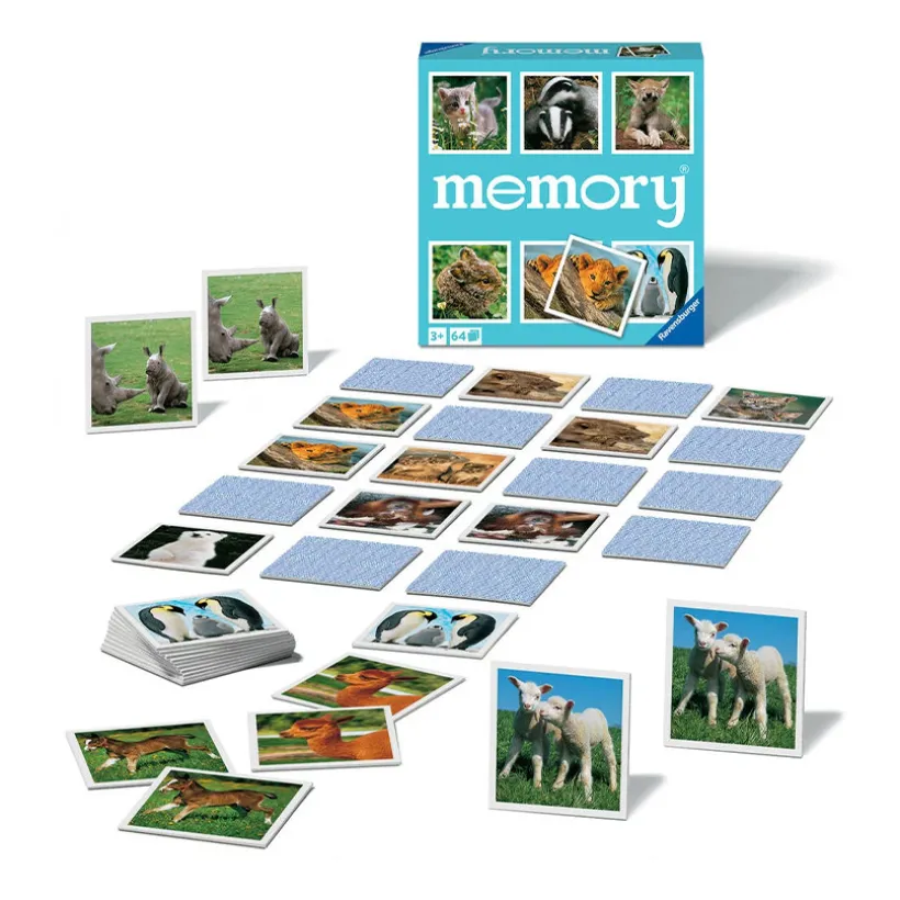 Jeu éducatif Grand Memory sur les bébés animaux