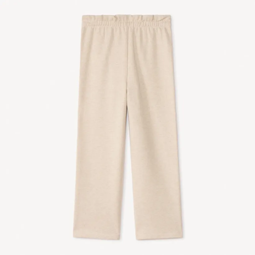 Jogging droit en molleton scintillant pour fille