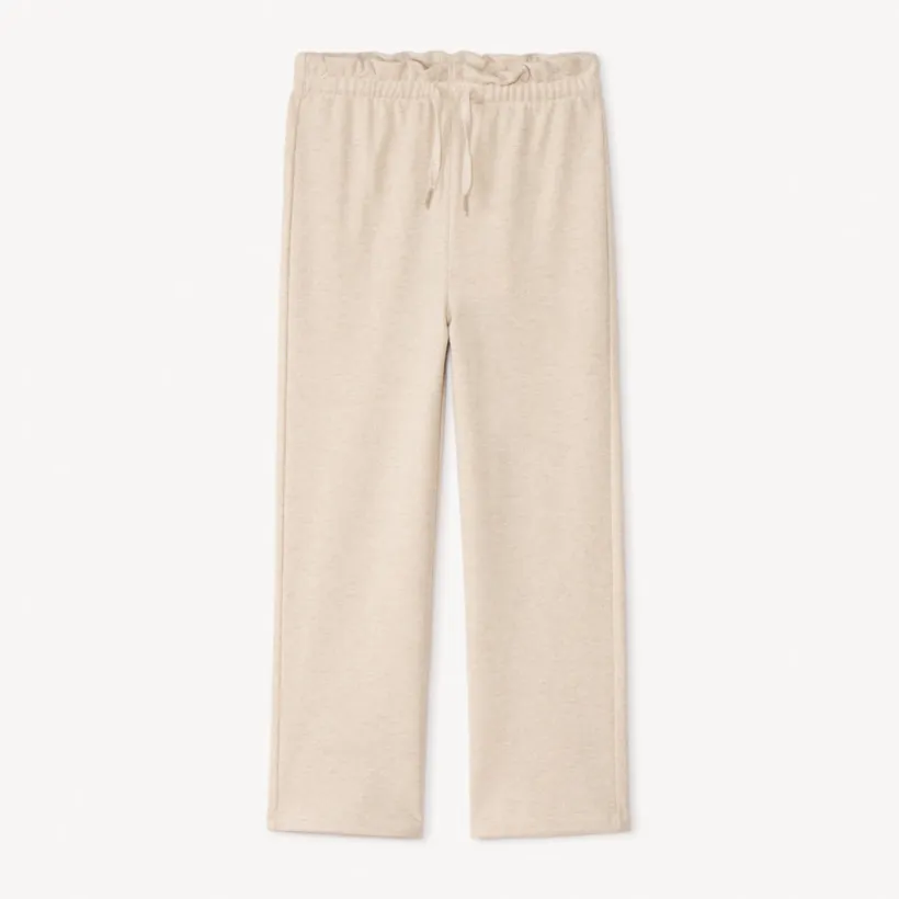 Jogging droit en molleton scintillant pour fille