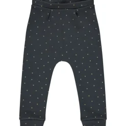 Jogging en jersey contrecollé sherpa à pois pailletés pour bébé fille