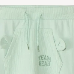 Jogging en molleton et nid d'abeille uni pour bébé garçon