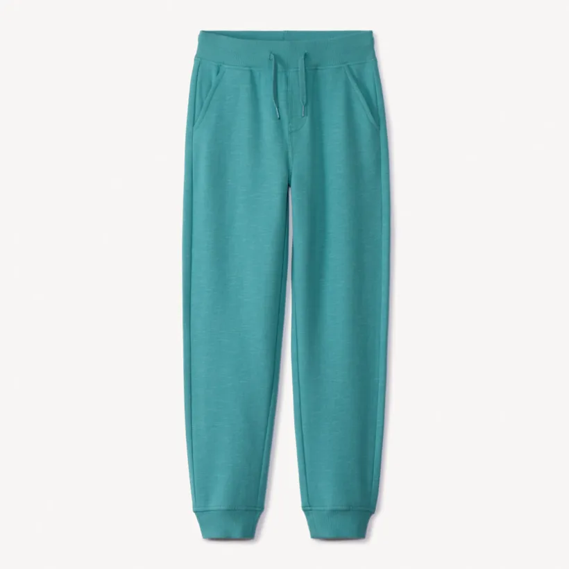 Jogging en molleton slub uni pour garçon