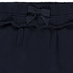 Jogging en molleton uni avec liseré volanté pour bébé fille