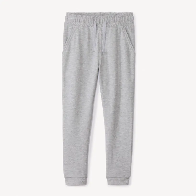Jogging en molleton uni pour fille