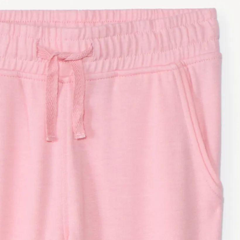 Jogging en molleton uni pour fille