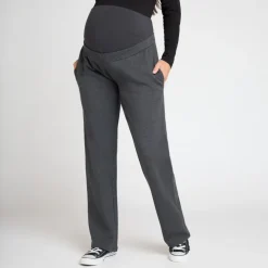 Jogging large de grossesse molletonné avec bandeau haut