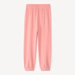 Jogging molleton ample effet color block pour fille