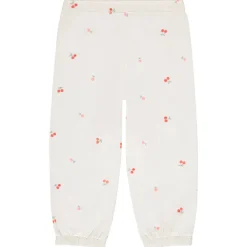 Jogging molleton forme boule à broderies pour bébé fille