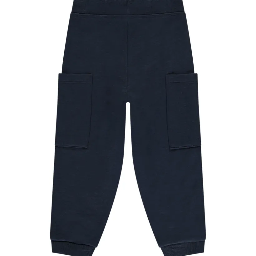Jogging molleton slub uni à poches pour bébé garçon