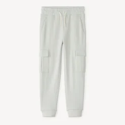 Jogging molleton uni à poche cargo pour garçon