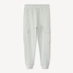 Jogging molleton uni à poche cargo pour garçon