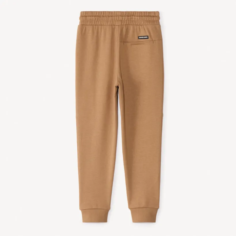 Jogging molleton uni à poches zippées pour garçon