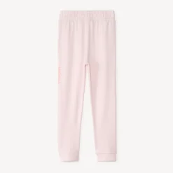 Jogging molleton uni à print pour fille