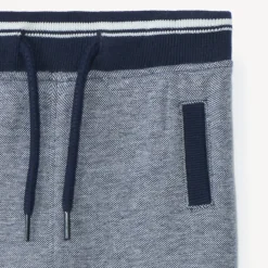 Jogging piqué effet chiné pour bébé garçon