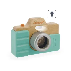 Jouet appareil photo en bois