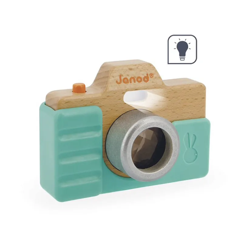 Jouet appareil photo en bois