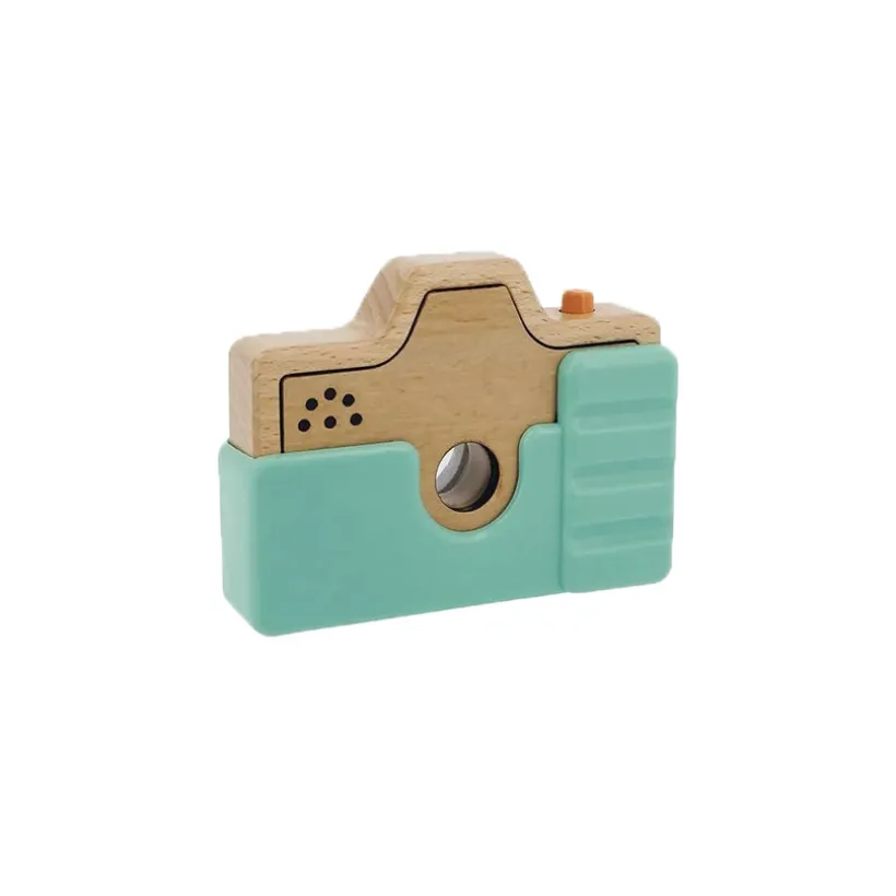 Jouet appareil photo en bois