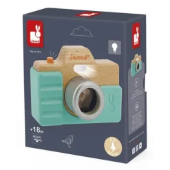 Jouet appareil photo en bois