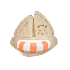Jouet de Bain Bateau Rubber Wood - Sophie La Girafe