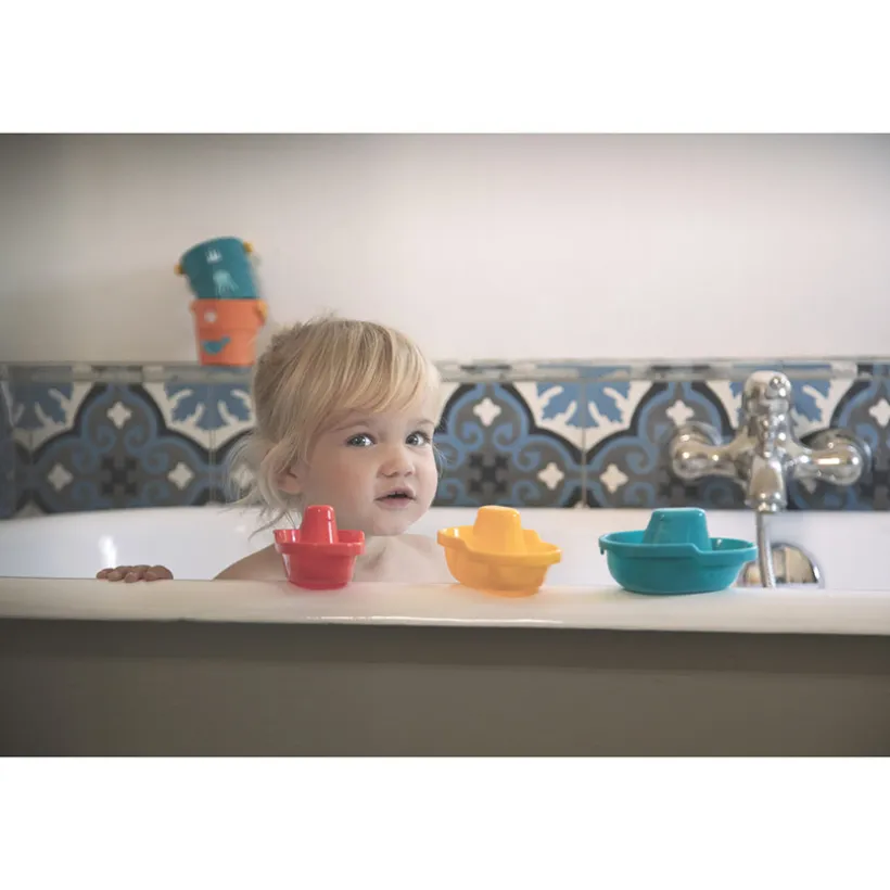 Jouet de bain bateau x3