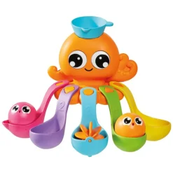Jouet de bain Poulpy - Jouet d'activités 7 en 1